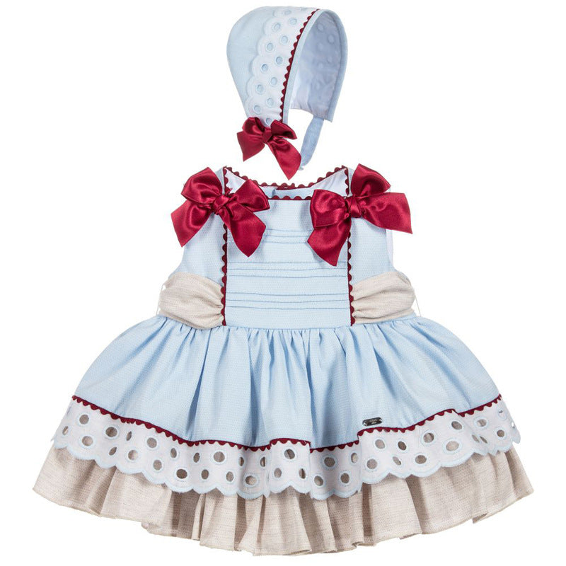 Little Lollita: Spanish Style baby Dress, bonnet and ruffled bottoms