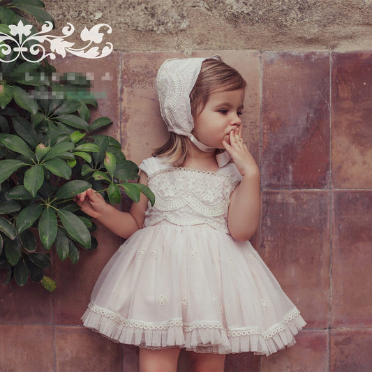 Lovely Loving Lacey: Delicate 3-piece Spanish style dress and Bottoms