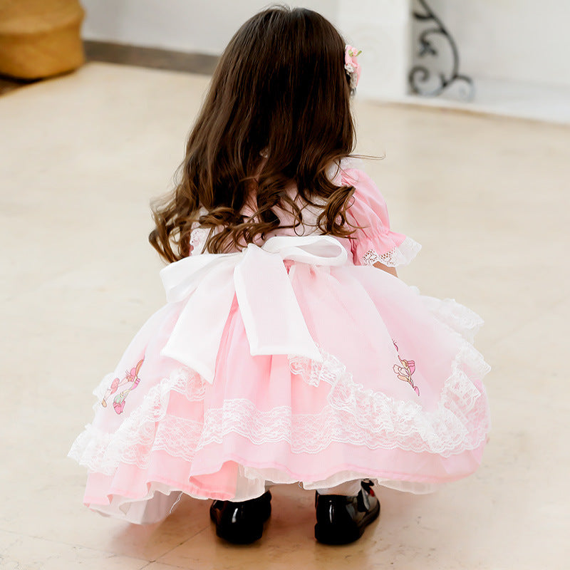 Our Most Precious Moment: Precious Moments Themed Spanish Style Dress