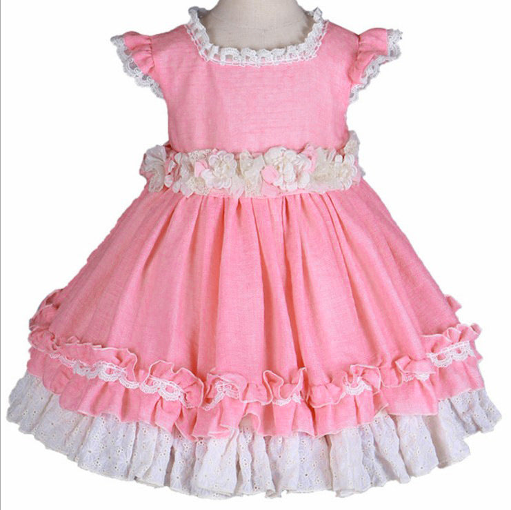 Blushing Baby: Spanish style Dress, Little Lollita baby and Toddler dress set