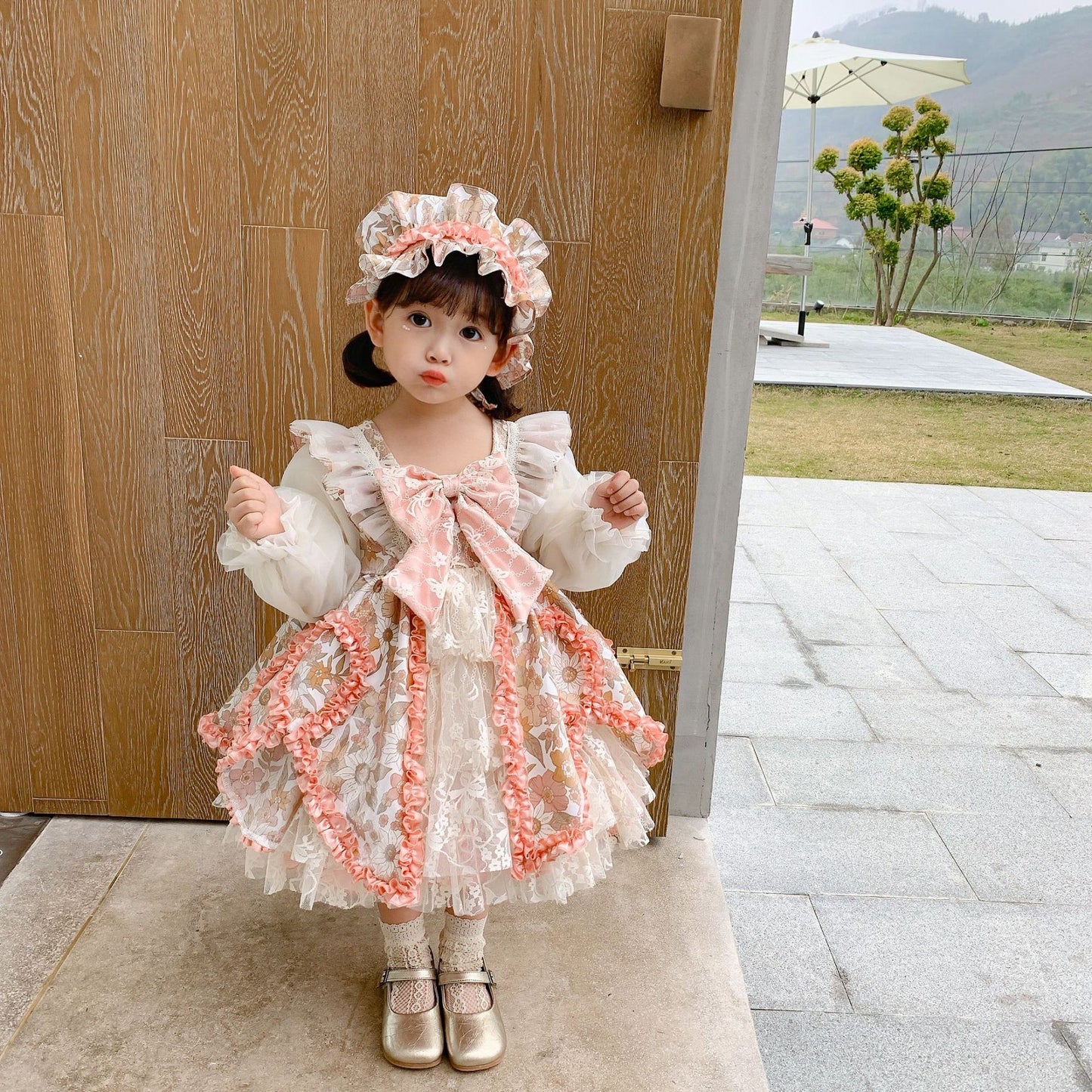 Falling For Autumn: Spanish Lolita style Fall dress for toddler girls