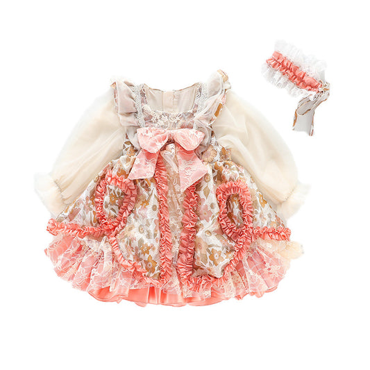 Falling For Autumn: Spanish Lolita style Fall dress for toddler girls
