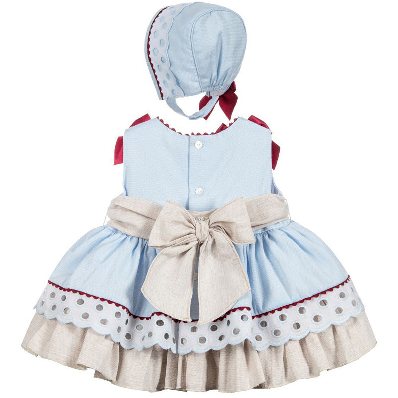 Little Lollita: Spanish Style baby Dress, bonnet and ruffled bottoms