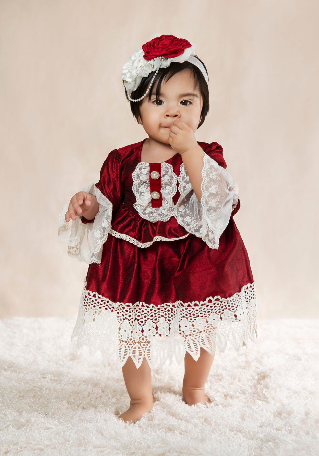 Cutest Colliete: Frilly frock Christmas Dress