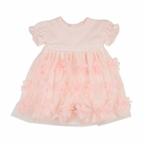 Peach Blossom Infant Girls Bubble Dress_