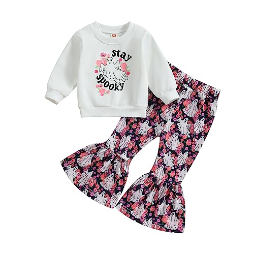 Toddler and baby fall flare pants and tops FALL and no too SPOOKY